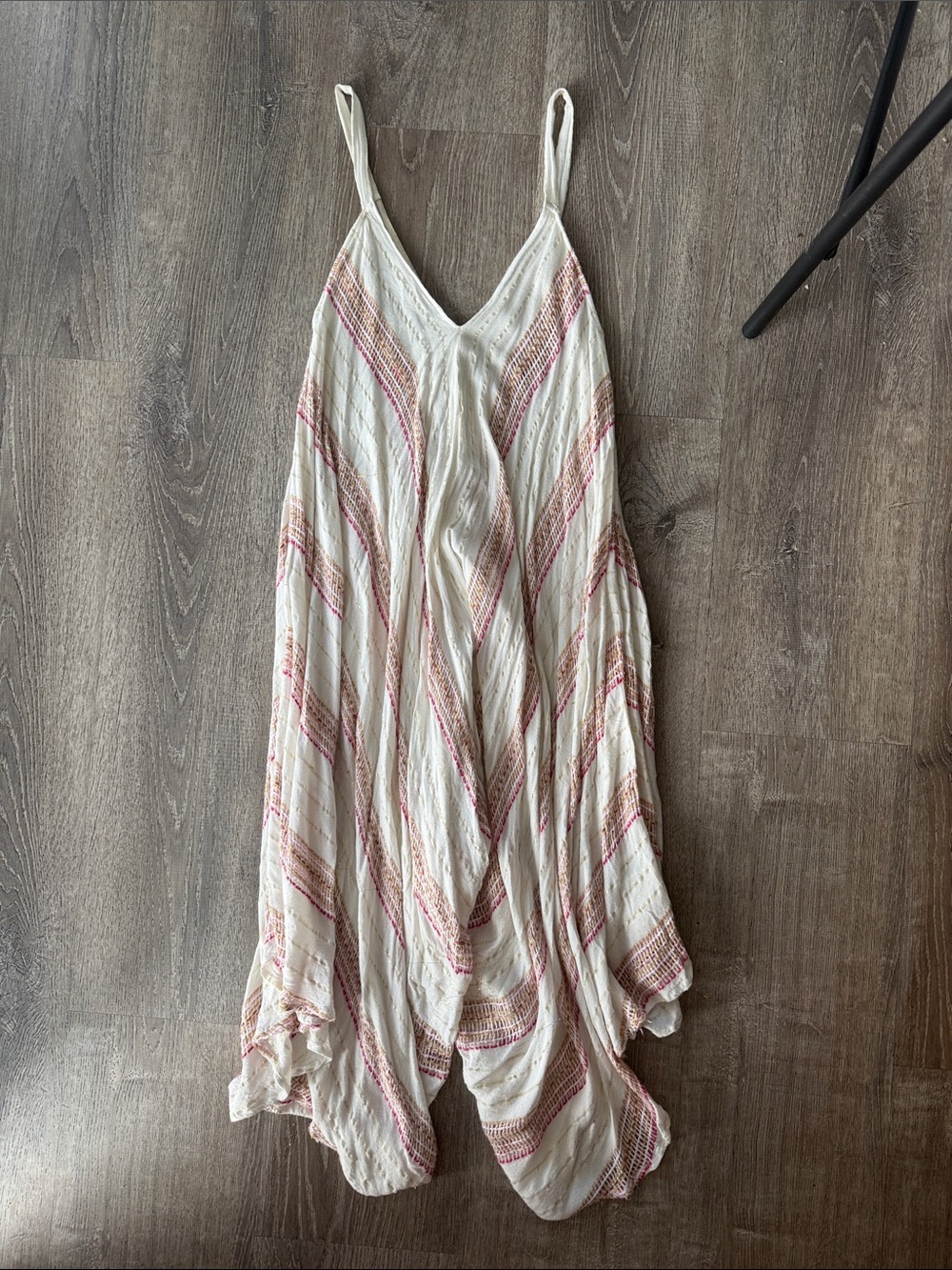 Boho Striped Romper Dress